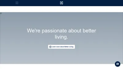 Screenshot of Electrolux.ca