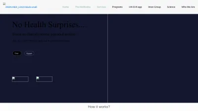 Screenshot preview of imonmed.com