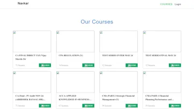 Screenshot preview of learn.navkardigitalinstitute.com
