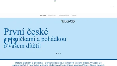 Screenshot preview of milazebra.cz