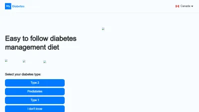 Screenshot preview of mydiabetes.health