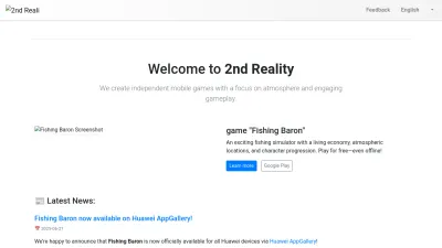 Screenshot preview of 2ndreality.info
