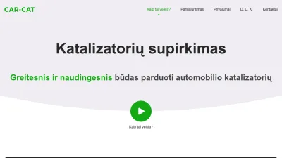 Screenshot preview of carcat.lt