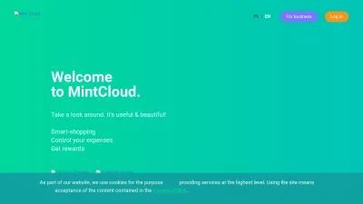 Screenshot preview of mintcloud.me