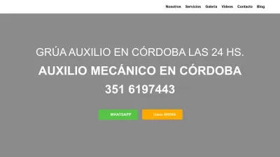 Screenshot preview of auxiliocordoba.net