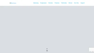 Screenshot preview of bluecanary.nl