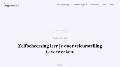 Screenshot preview of druppelvandedag.nl