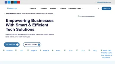 Screenshot preview of finlabsindia.org