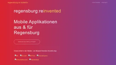 Screenshot preview of regensburg.re
