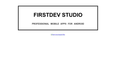 Screenshot preview of firstdevstudio.ru