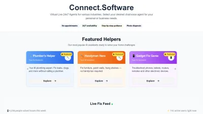 Screenshot preview of connect.software