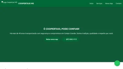 Screenshot preview of coopertaxims.com.br