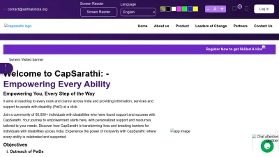 Screenshot preview of capsarathi.com