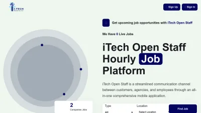 Screenshot preview of itech.digitalglyde.com