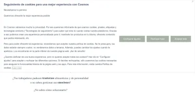 Screenshot preview of holacosmos.com