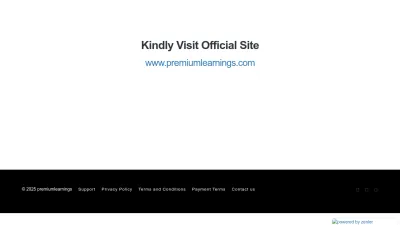 Screenshot preview of premiumlearnings.newzenler.com
