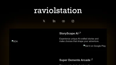 Screenshot preview of raviolstation.com