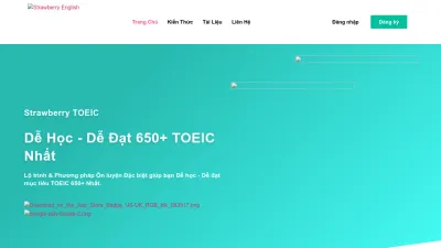 Screenshot preview of strawberrytoeic.com