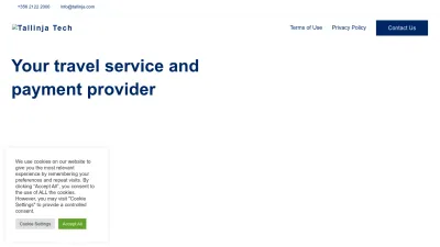 Screenshot preview of tallinjatech.com
