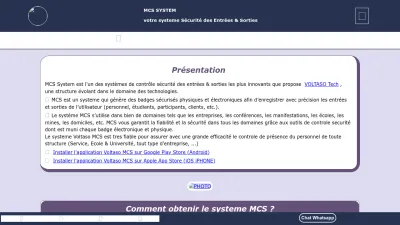 Screenshot preview of mcs.voltaso.com