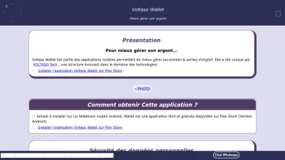 Screenshot preview of wallet.voltaso.com
