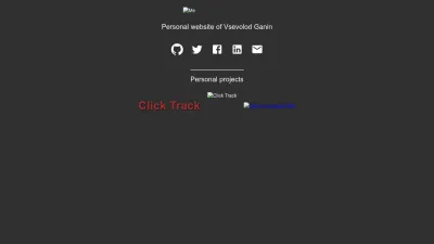 Screenshot preview of vsevolodganin.com