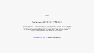 Screenshot preview of waiterassist.com