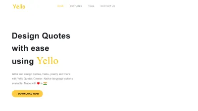 Screenshot preview of yelloquotes.com