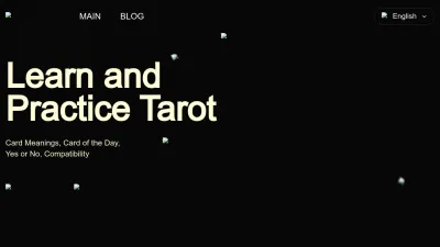Screenshot preview of tarot.yobzh.com