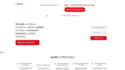 Screenshot preview of obefis.cz