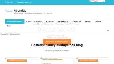 Screenshot preview of acondac.eu