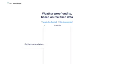 Screenshot preview of babyweather.eu
