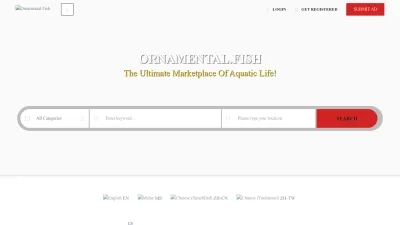 Screenshot preview of ornamental.fish