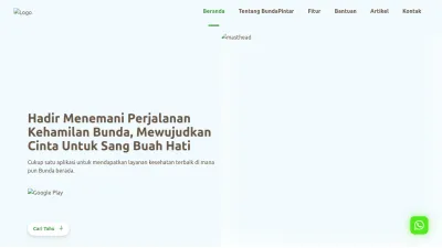 Screenshot preview of bundapintar.id