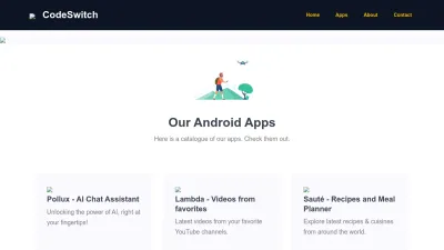 Screenshot preview of codeswitch.in