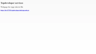 Screenshot preview of dev137353.topdeveloper.info