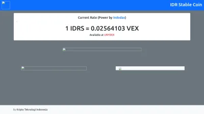 Screenshot preview of idrs.kriptoteknologi.io