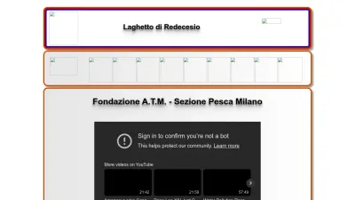 Screenshot preview of laghettoredecesio.it