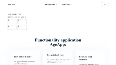 Screenshot preview of ageapp.net
