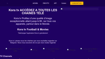 Screenshot preview of kooratv.net