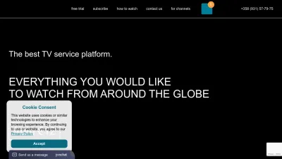 Screenshot preview of tv.saturnpro.net