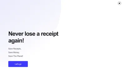 Screenshot preview of recibo.nl