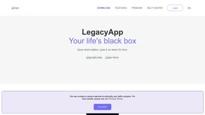 Screenshot preview of legacyapp.rip