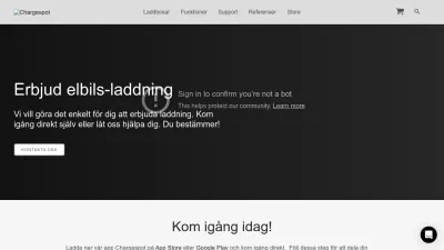 Screenshot preview of chargespot.se