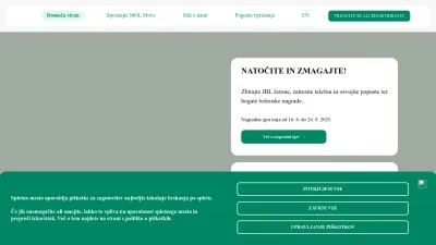 Screenshot preview of molloyalty.si
