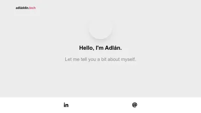 Screenshot preview of adladdin.tech