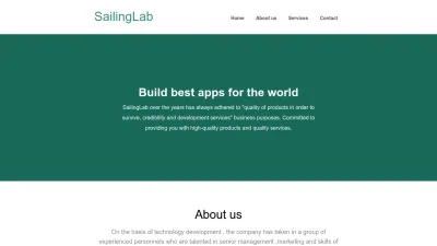 Screenshot preview of sailinglab.tech