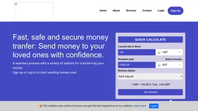 Screenshot preview of familyremit.co.uk