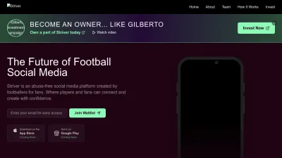 Screenshot preview of striver.co.uk