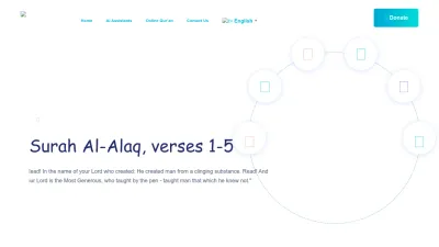 Screenshot preview of ai.salaam.world
